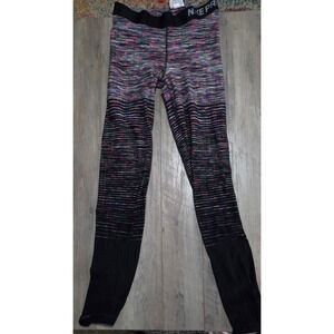 Nike Pro Hyperwarm Training Tights Multi Color Ombre Women L